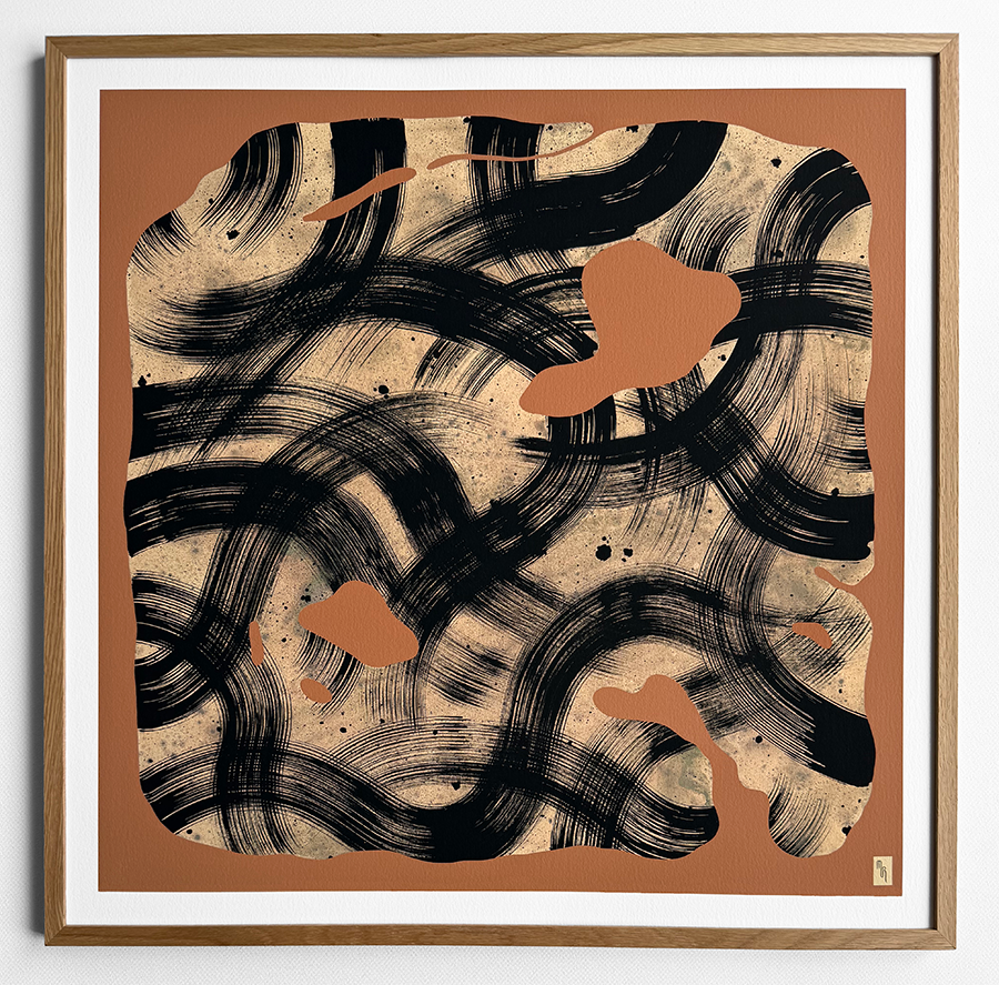 Earth Block No.1 Print