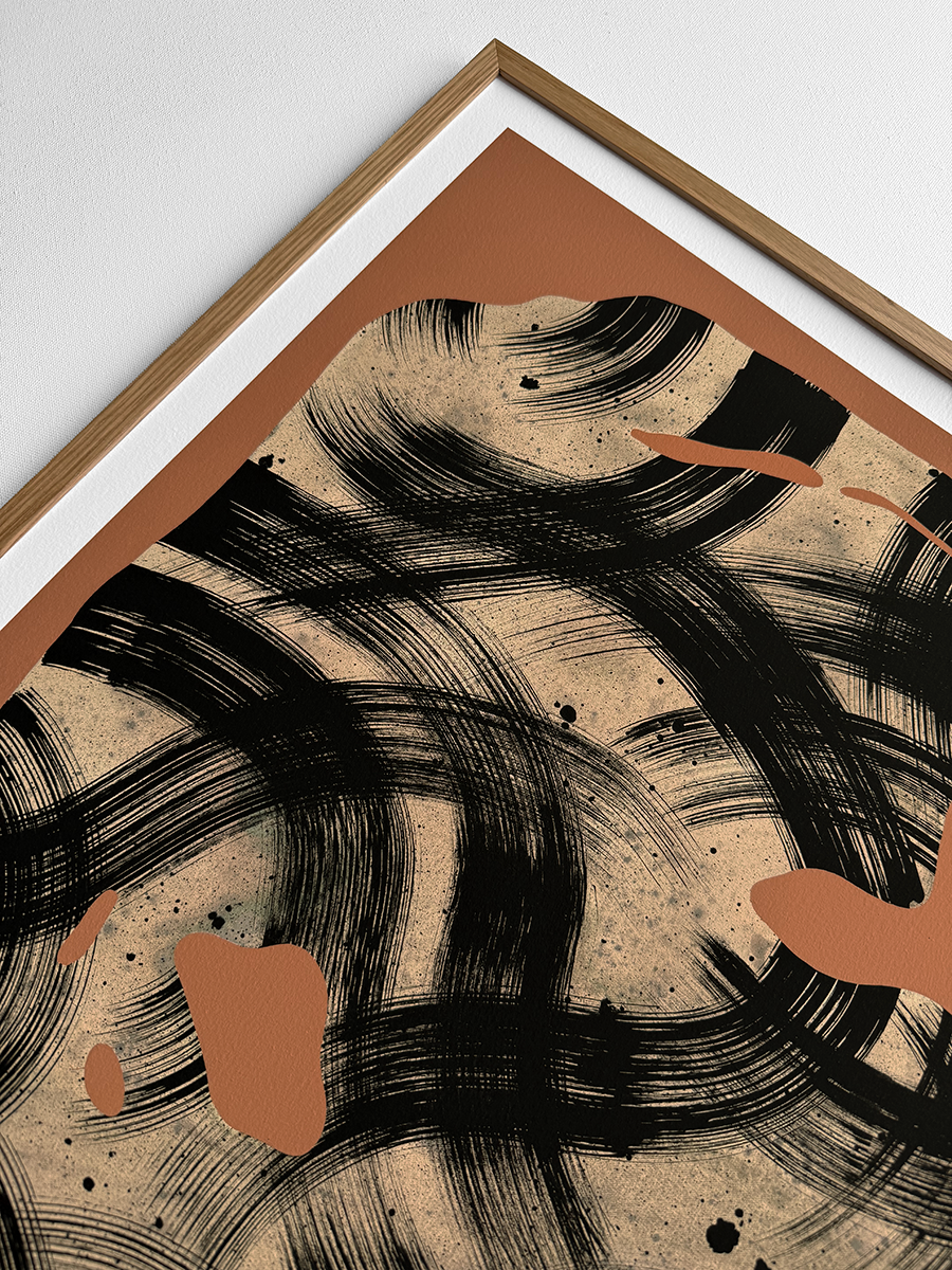 Earth Block No.1 Print