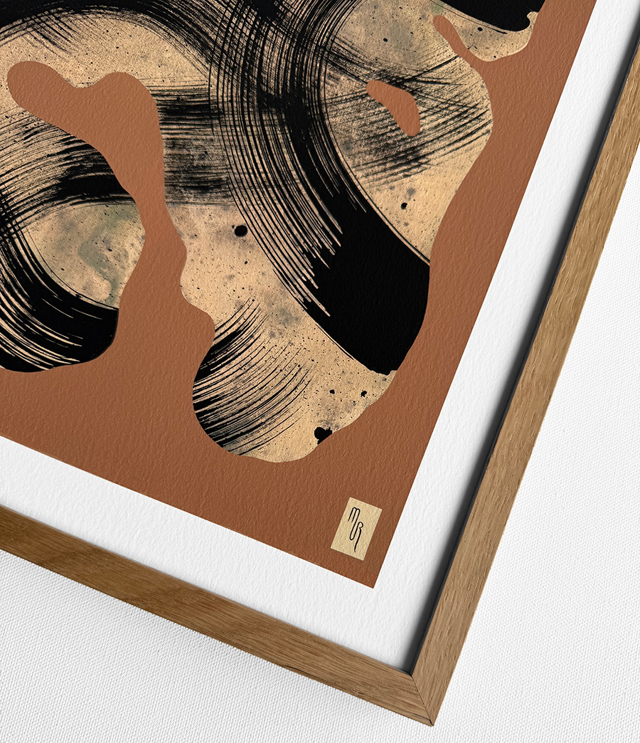 Earth Block No.1 Print